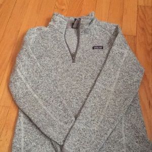 Girls Patagonia better sweater quarter zip